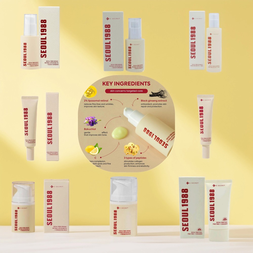 Korean Skincare Routine - Kore Seul 1988 Set Retinol Göz