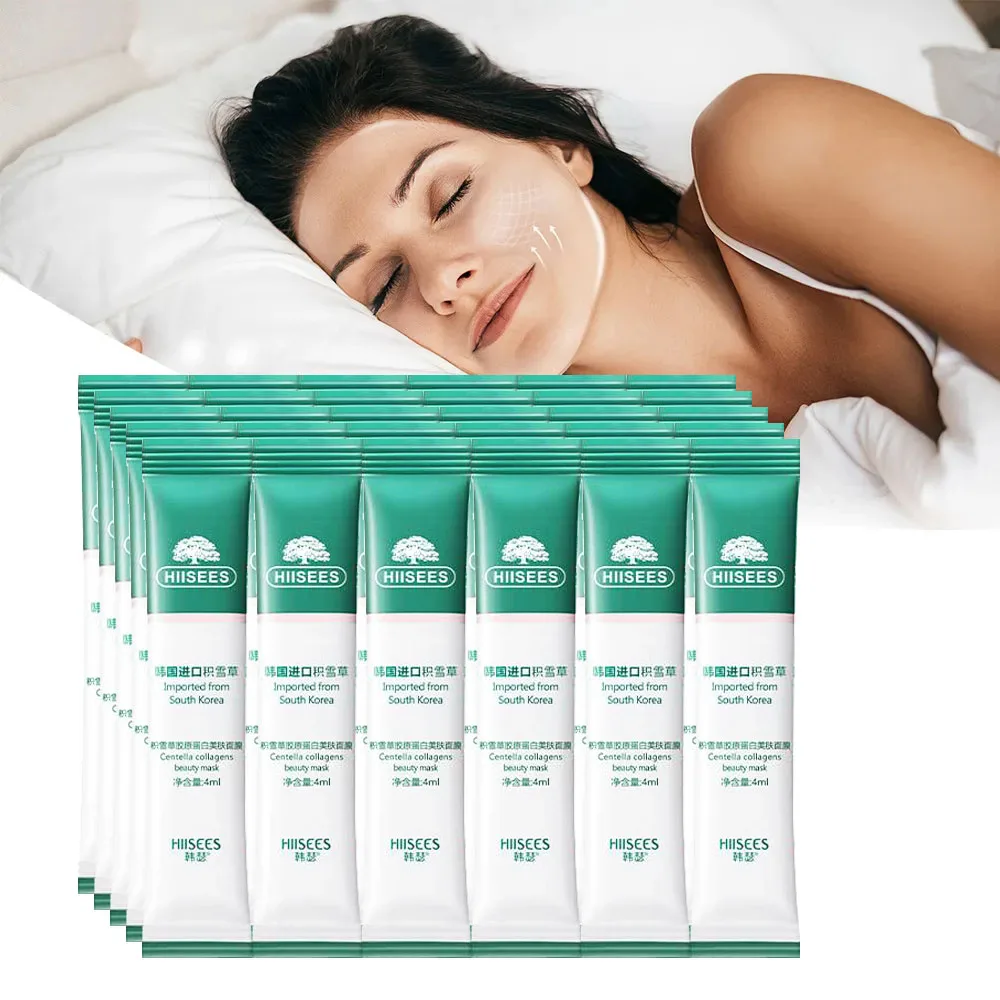 Korean Skincare Routine - 30 adet Centella Kolajen Uyku Maskesi