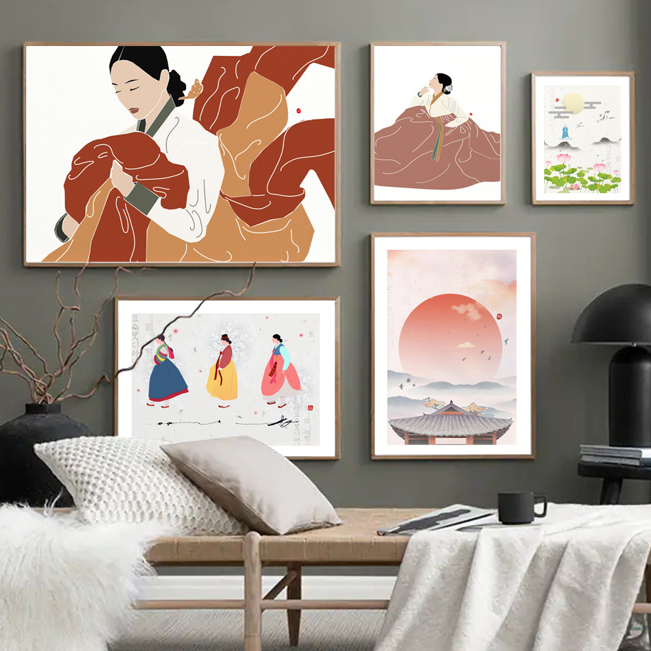Korean Arts And Lifestyle - Kore Tarzı Boho Hanbok Kız Asya
