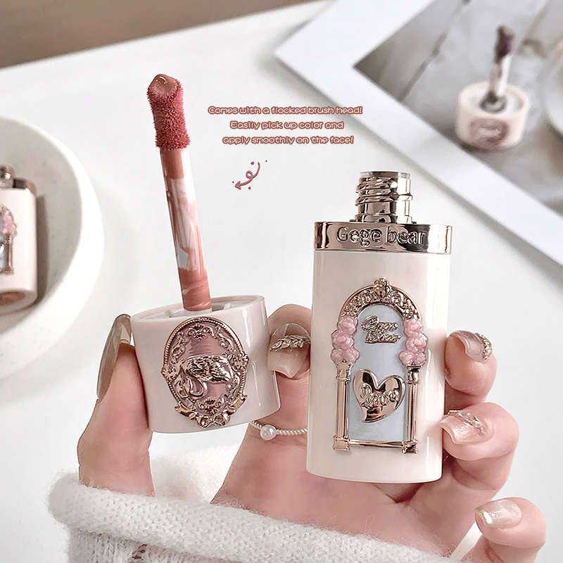 Mat Krem Allık Stick GEGE BEAR - Lip Tint Korean incelemesi ve fiyatı