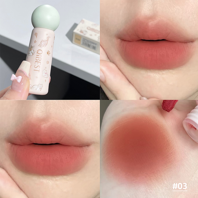 QIBEST Çıplak Mat Dudak Çamur  - Lip Tint Korean incelemesi ve fiyatı