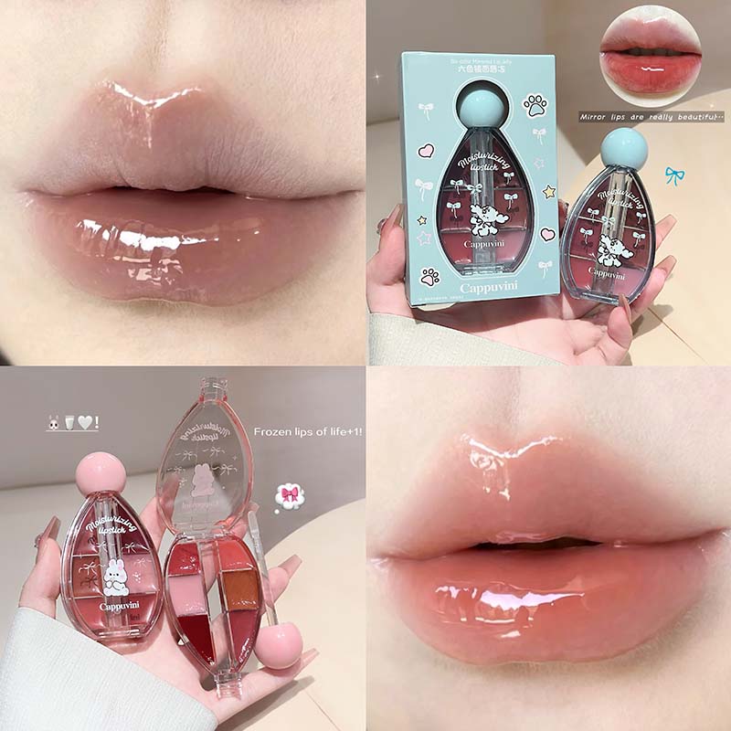 6 Renkli Ayna Dudak Parlatıcıs - Lip Tint Korean incelemesi ve fiyatı