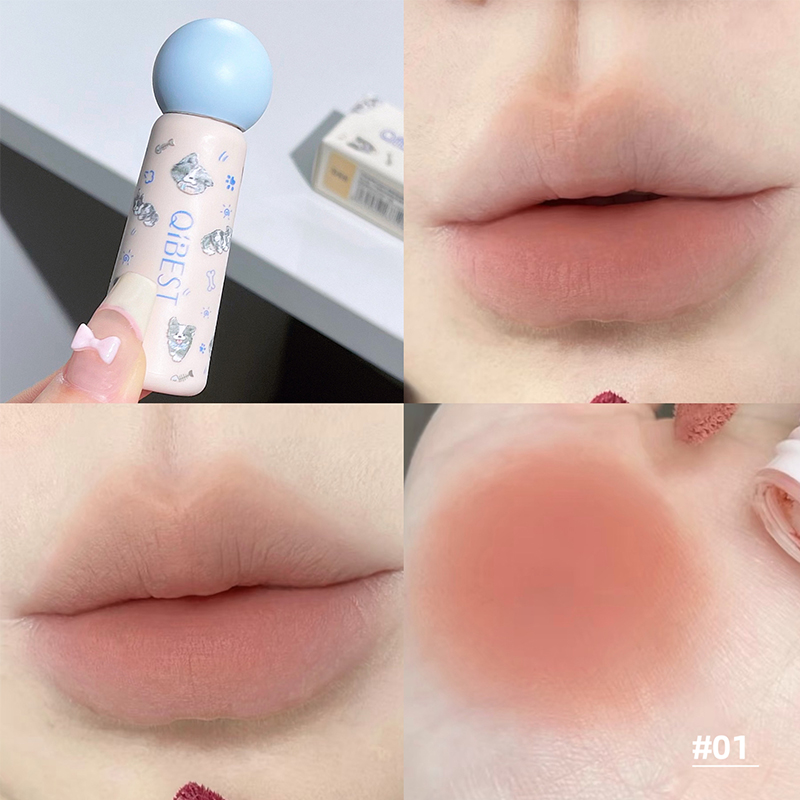 QIBEST Sevimli Kadife Mat Duda - Lip Tint Korean incelemesi ve fiyatı