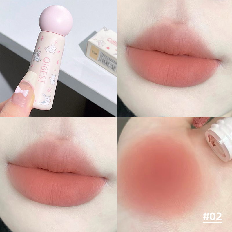 QIBEST Sevimli Kadife Mat Duda - Lip Tint Korean incelemesi ve fiyatı