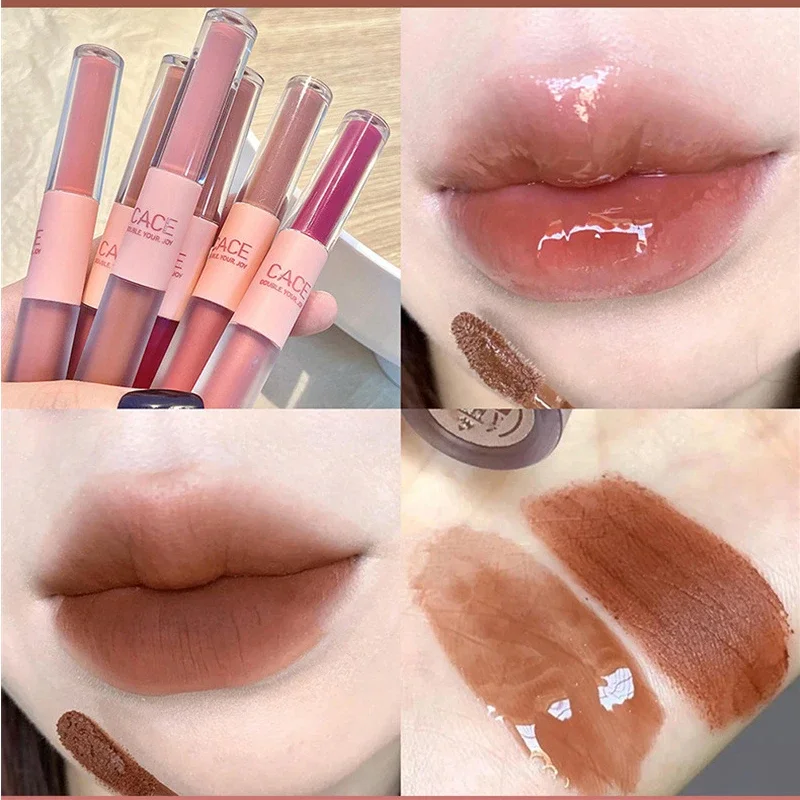 Çift kafa dudak parlatıcısı ma - Lip Tint Korean incelemesi ve fiyatı